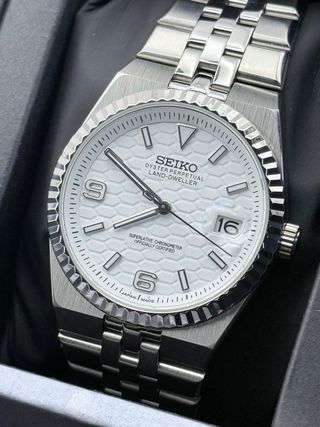 Seiko Mod Land-Dweller Blanco