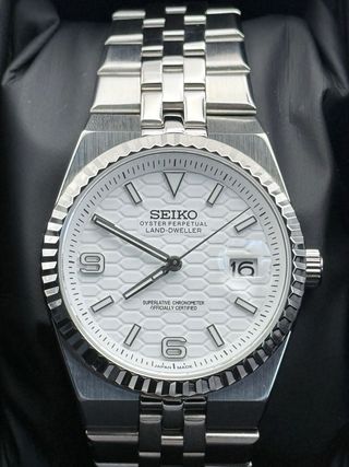 Seiko Mod Land-Dweller Blanco