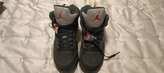Jordan 5 Retro Plata Negro 2016 talla 40 size 7