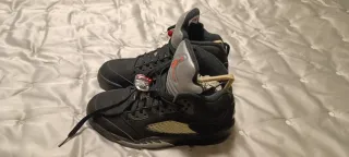 Jordan 5 Retro Plata Negro 2016 talla 40 size 7