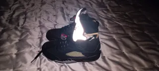 Jordan 5 Retro Plata Negro 2016 talla 40 size 7