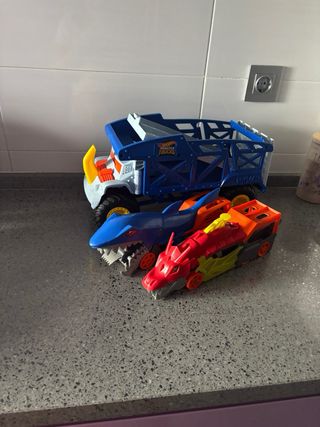 Pista Hot Wheels Lavado Tiburón