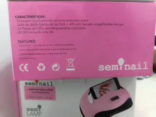 Lámpara UV/LED Semimail 168W LM3001