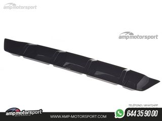 DIFUSOR TRASERO SKODA SUPERB MK3 2019-- NEGRO MATE