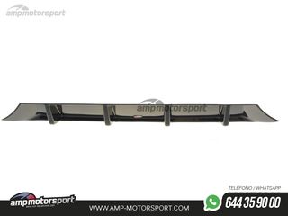 DIFUSOR TRASERO SKODA SUPERB MK3 2019-- NEGRO MATE