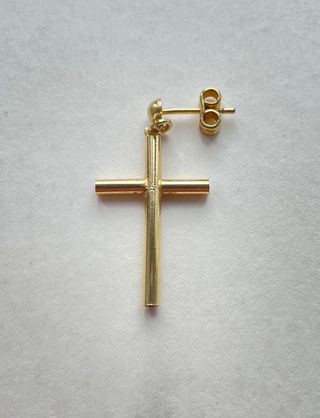 Colgante/pendiente oro - Cruz