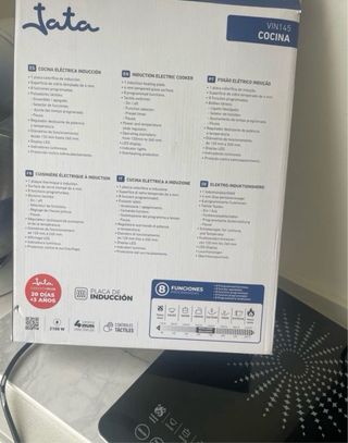 Placa de inducción Jata portátil