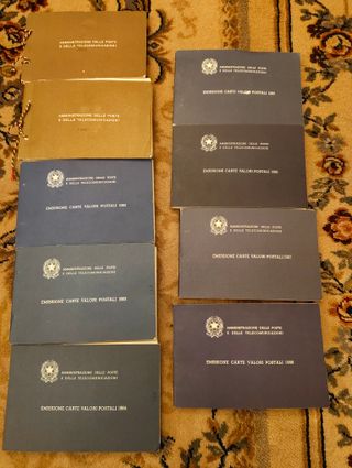 Collezione Francobolli Italiani 1970-1988