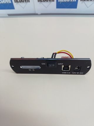 Carcasa HDD 3,5″ USB 3.0 aluminio negro - TooQ