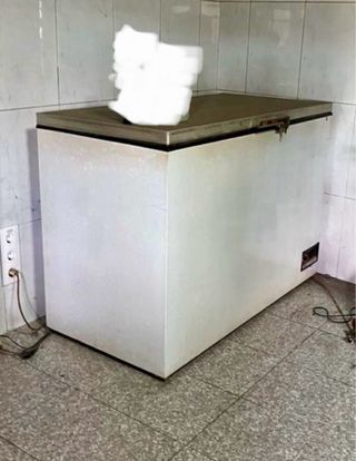 Arcón congelador blanco