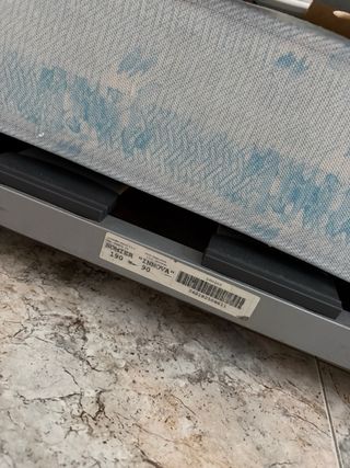 Cama Plegable Beige y Gris 190x90