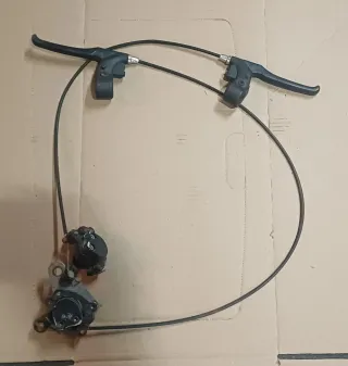 Ruedas minimoto con cables, manetas y pinzas