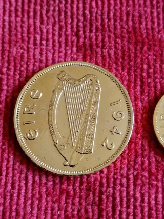 3 Monete Irlandesi Oro/Argento
