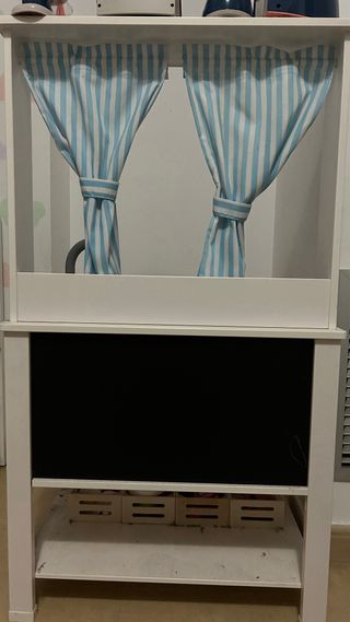 Cocinita de juguete blanca