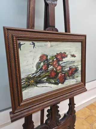 Cuadro al óleo antiguo