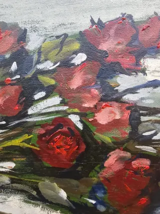 Cuadro al óleo antiguo