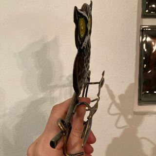 Appendiabiti gufo in metallo