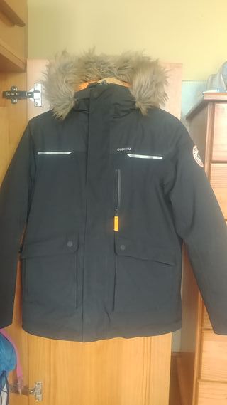 Abrigo Quechua azul marino 10-11 años