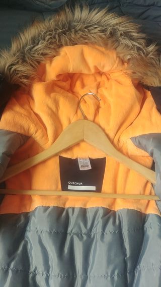 Abrigo Quechua azul marino 10-11 años