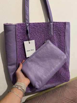 Borsa Alex Max double-face viola