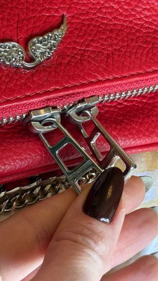 Zadig & Voltaire Nano Rocky Bolso Rojo