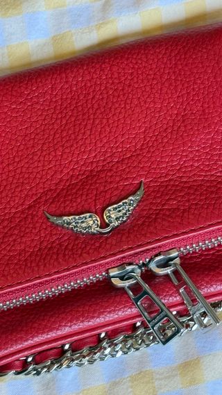 Zadig & Voltaire Nano Rocky Bolso Rojo