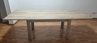 Mesa de comedor extensible madera