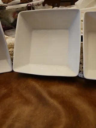 Juego de 3 moldes blancos