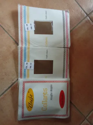 Collants Calze Maglia Doppia Taglia Unica