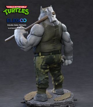 Rocksteady - Figura Tortugas Ninja L.A.F.