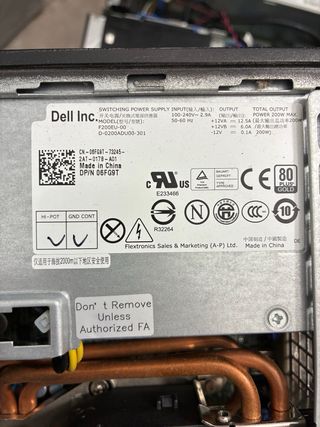 Torre PC Dell Optiplex i3 3a Gen (Componenti)