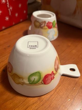 Set fonduta Thun ceramica e metallo