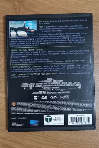 DVD Matrix - Azione, Fantascienza