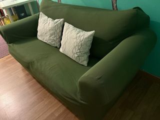 Sofá 2 plazas verde  IKEA Ektorp