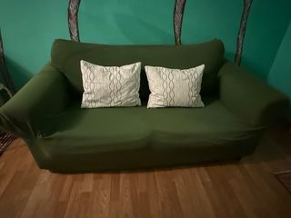 Sofá 2 plazas verde  IKEA Ektorp