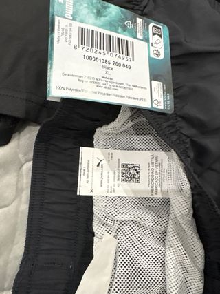 Conjunto Puma Camiseta y Bañador Negro