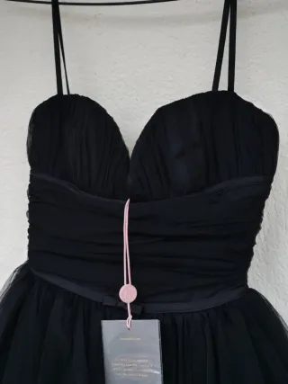 Vestido de fiesta con corsé negro House Of CB