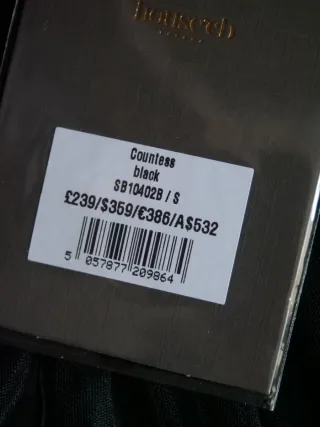 Vestido de fiesta con corsé negro House Of CB
