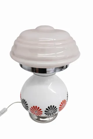 Candeeiro vintage opalino