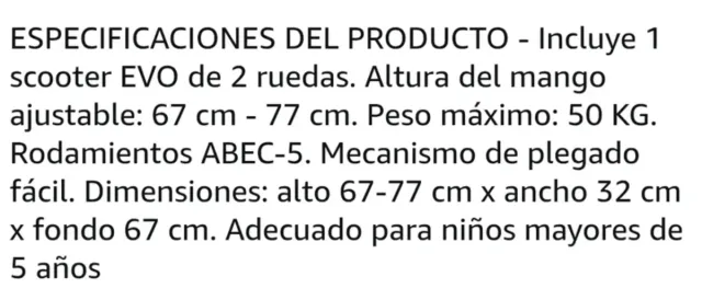 Patinete Infantil EVO AZUL