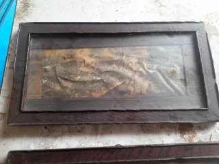 Coppie di antichi quadri giapponesi