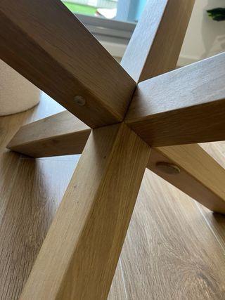 Mesa Kave Home Madera y Cristal