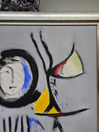 Cuadro al óleo abstracto