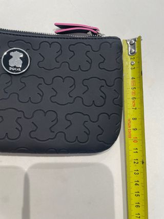 Bolso maquillaje TOUS negro y rosa