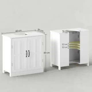 Mueble de baño blanco