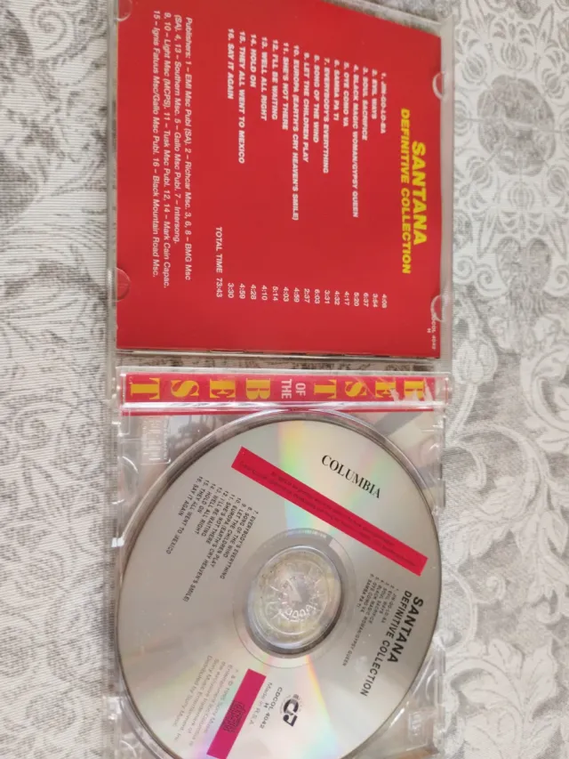 2CD Santana The Best Definitive Collection y Live