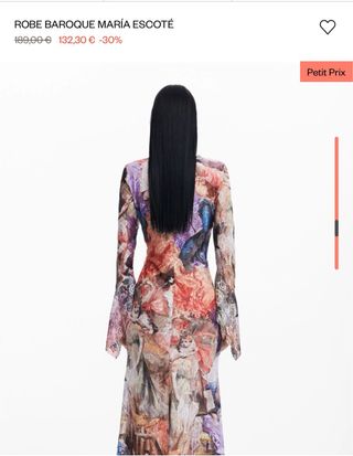 Vestido María Escoté Barroco