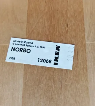 Mesa plegable IKEA NORBO madera