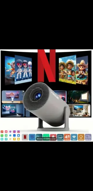 Mini Proyector Full HD + Maletín + Lona