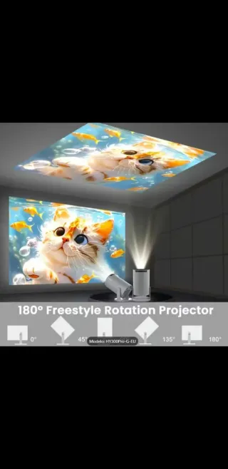 Mini Proyector Full HD + Maletín + Lona